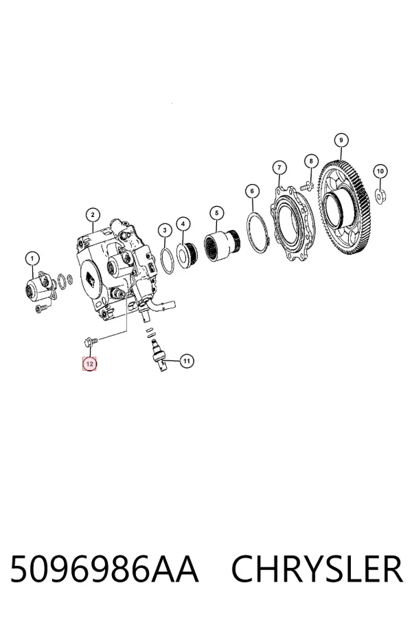  5096986AA Chrysler