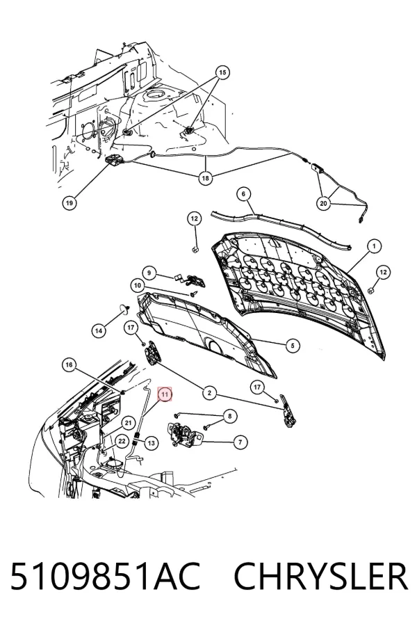  5109851AC Chrysler