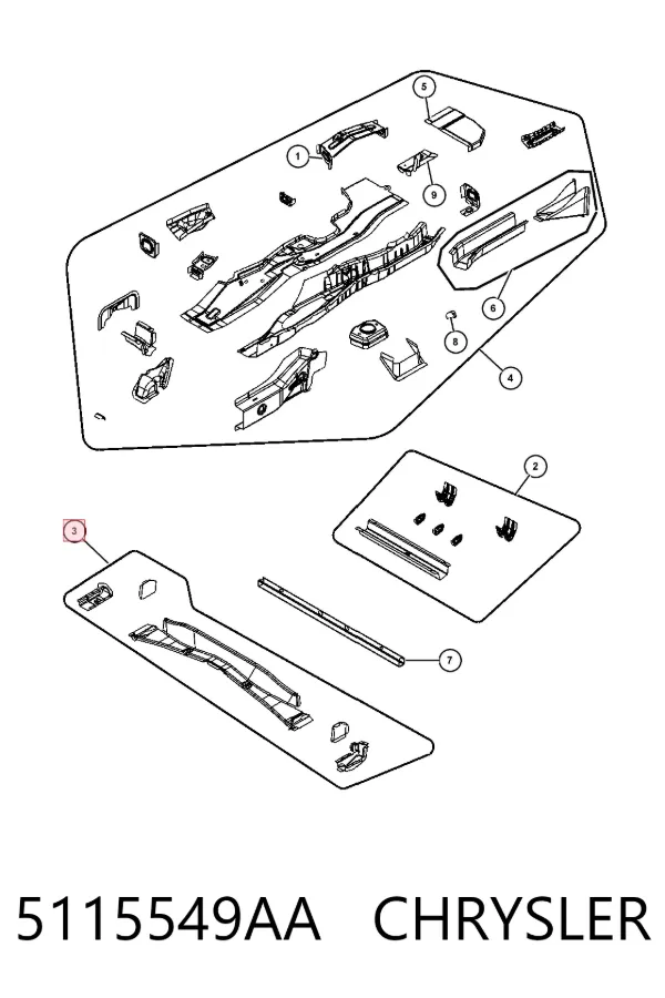  5115549AA Chrysler