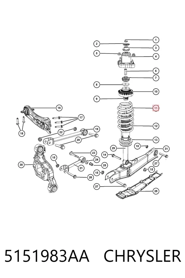  5151983AA Chrysler