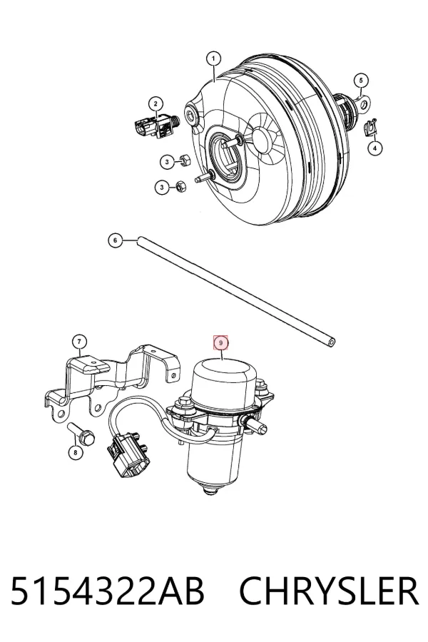  5154322AB Chrysler