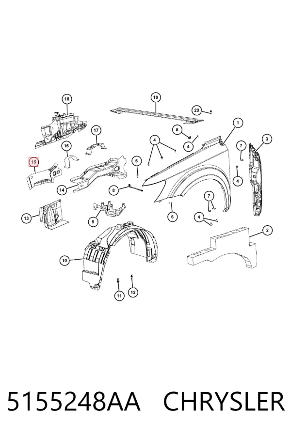  5155248AA Chrysler