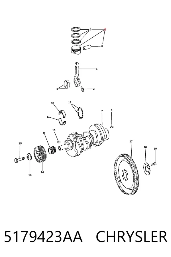  5179423AA Chrysler