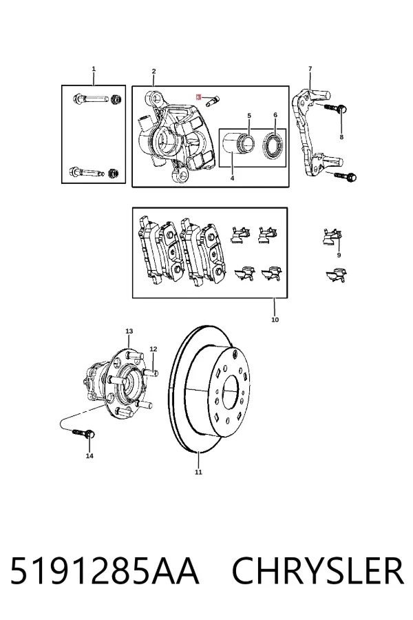  5191285AA Chrysler
