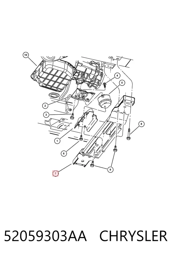  52059303AA Chrysler