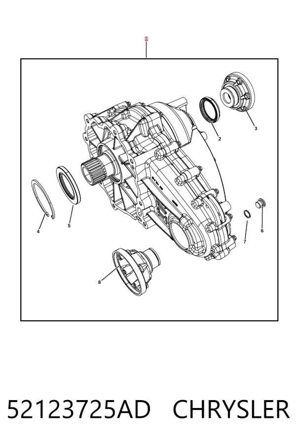 Раздатка 52123725AD Chrysler