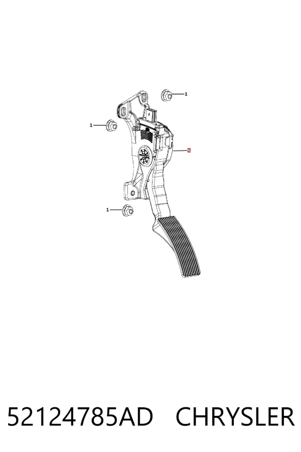 Педаль газа Jeep Grand Cherokee IV