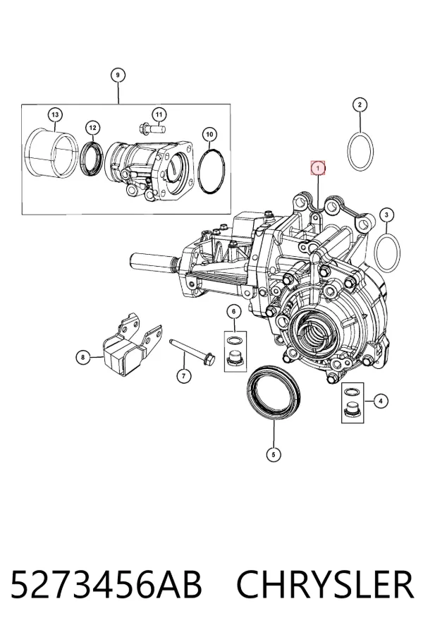 Раздатка 5273456AB Chrysler