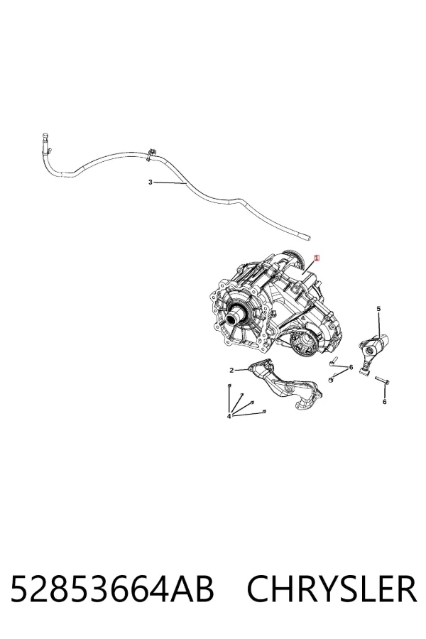 Раздатка 52853664AB Chrysler