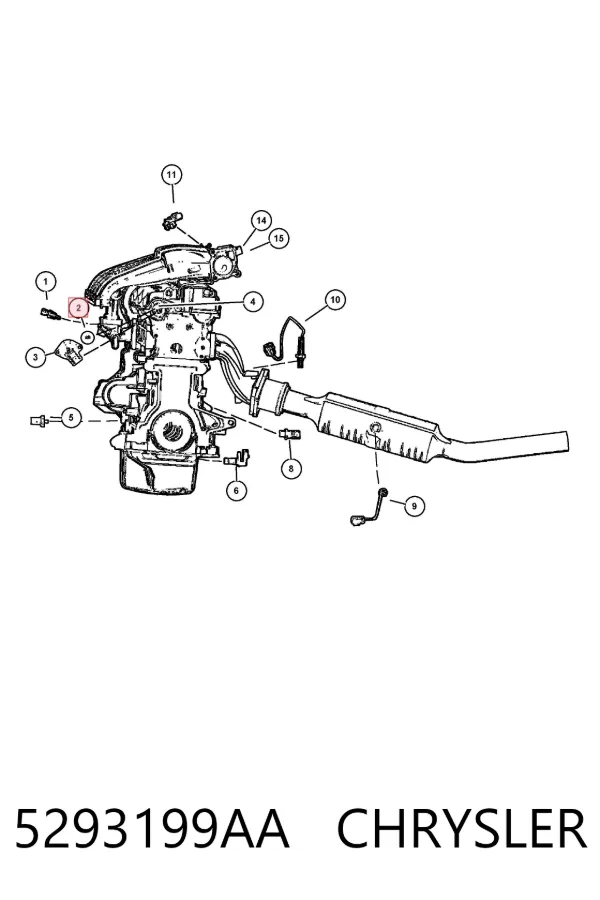  5293199AA Chrysler