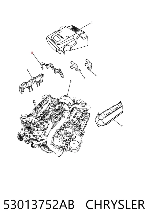  53013752AB Chrysler