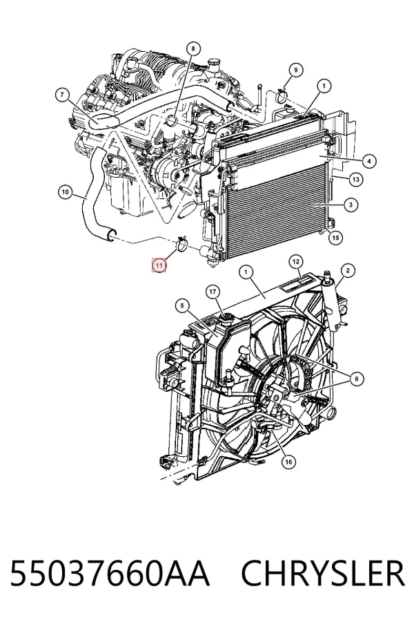 Усилитель тормозов 55037660AA Chrysler