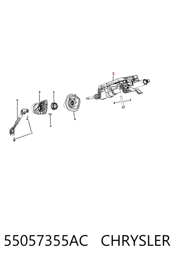 Рулевая колонка 55057355AC Chrysler