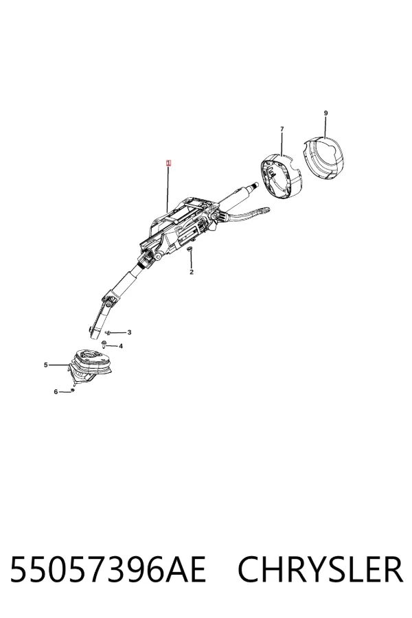 Рулевая колонка 55057396AE Chrysler