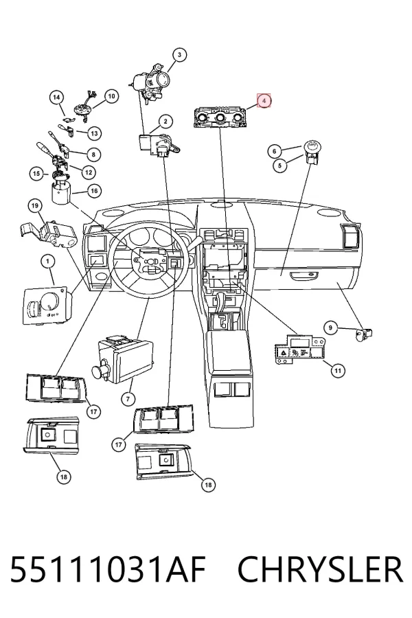  55111031AF Chrysler