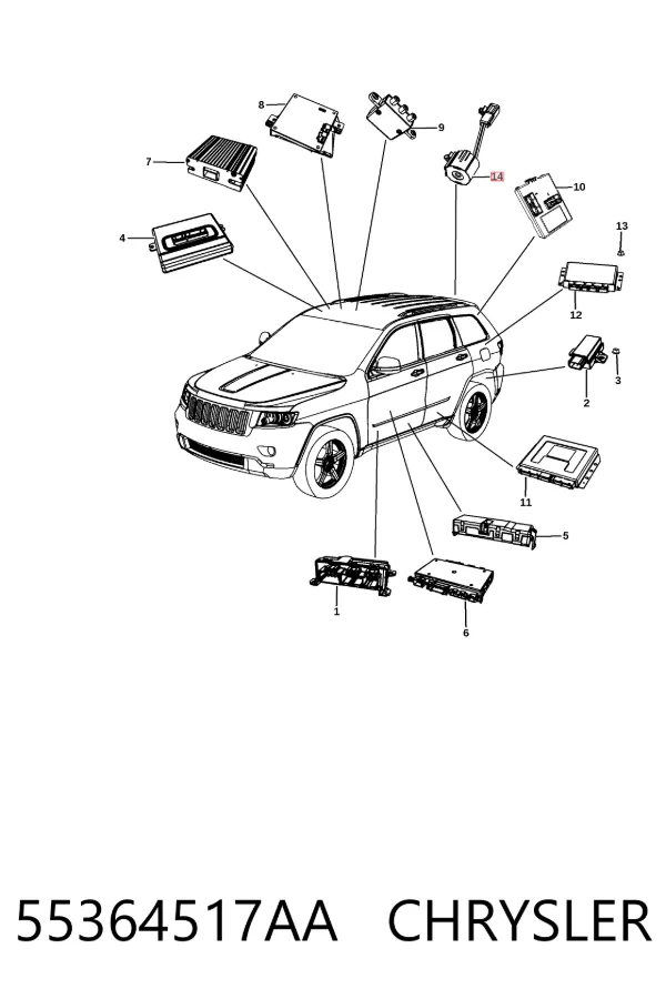  K55364517AA Fiat/Alfa/Lancia