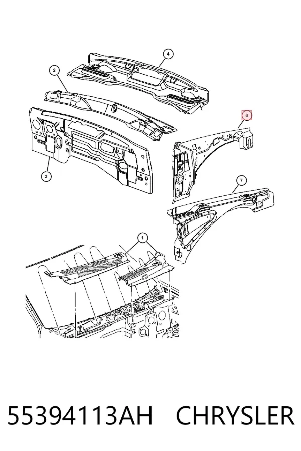  55394113AH Chrysler