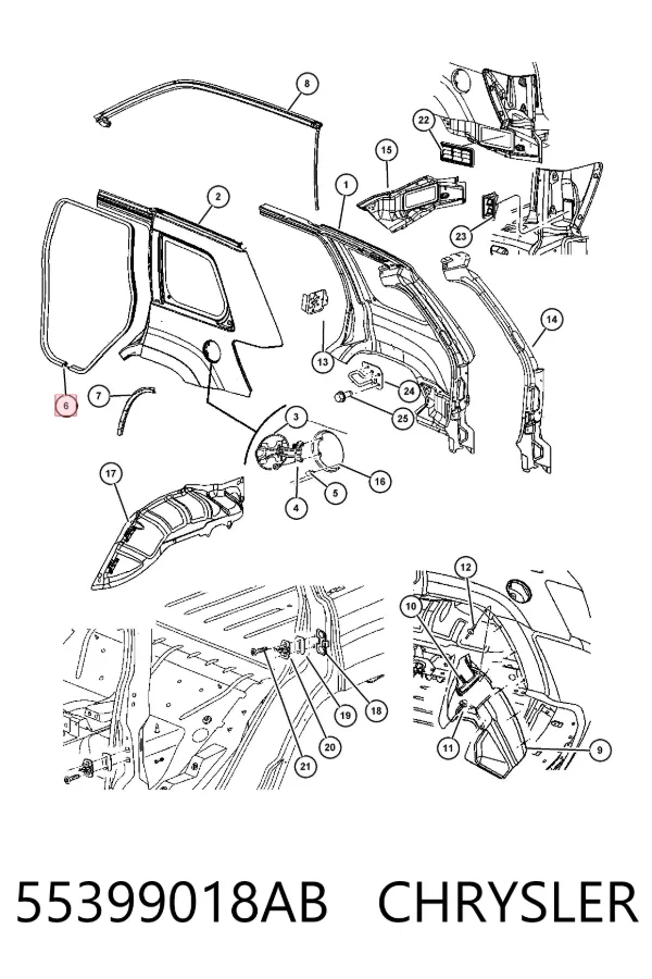  55399018AB Chrysler