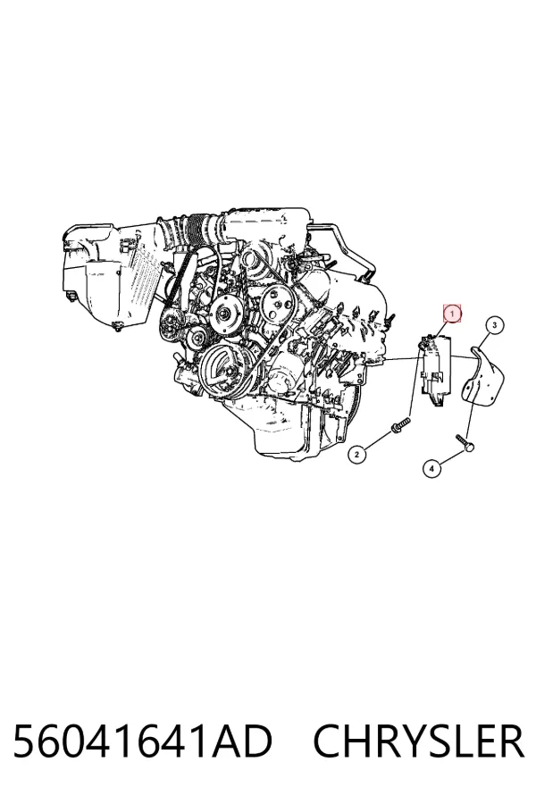 Стартер 56041641AD Chrysler