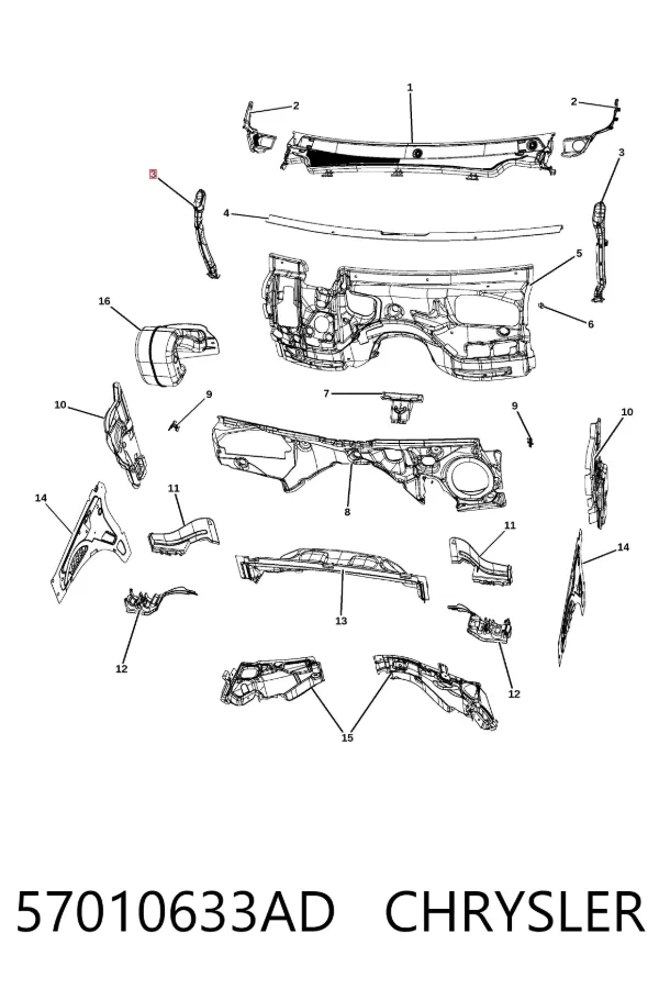  57010633AD Chrysler