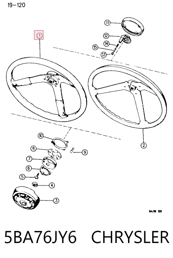 Руль 5BA76JY6 AMC