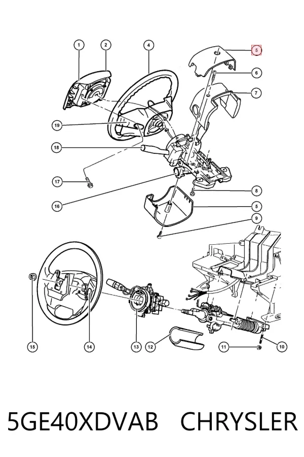  5GE40XDVAB Chrysler