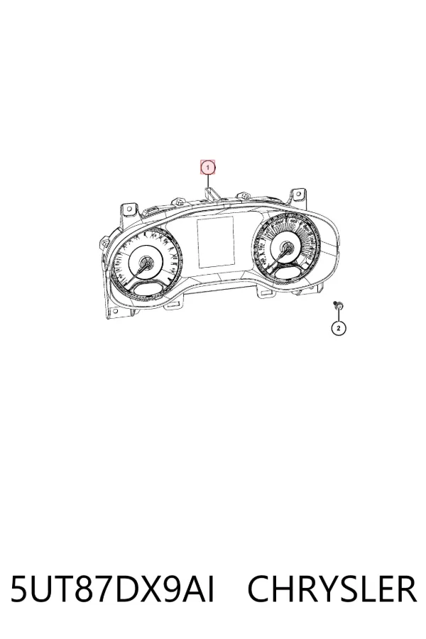 Панель приборов 5UT87DX9AI Chrysler