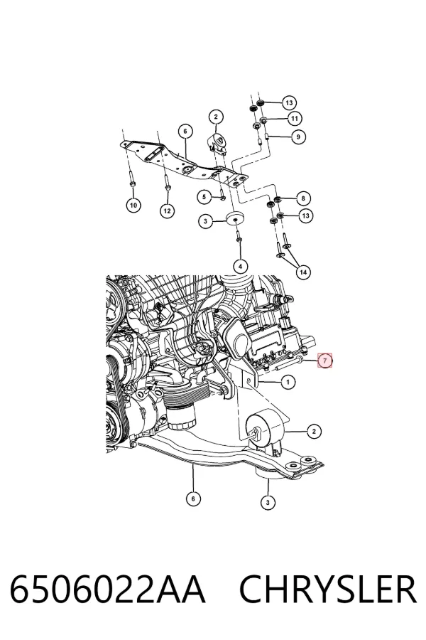  6506022AA Chrysler
