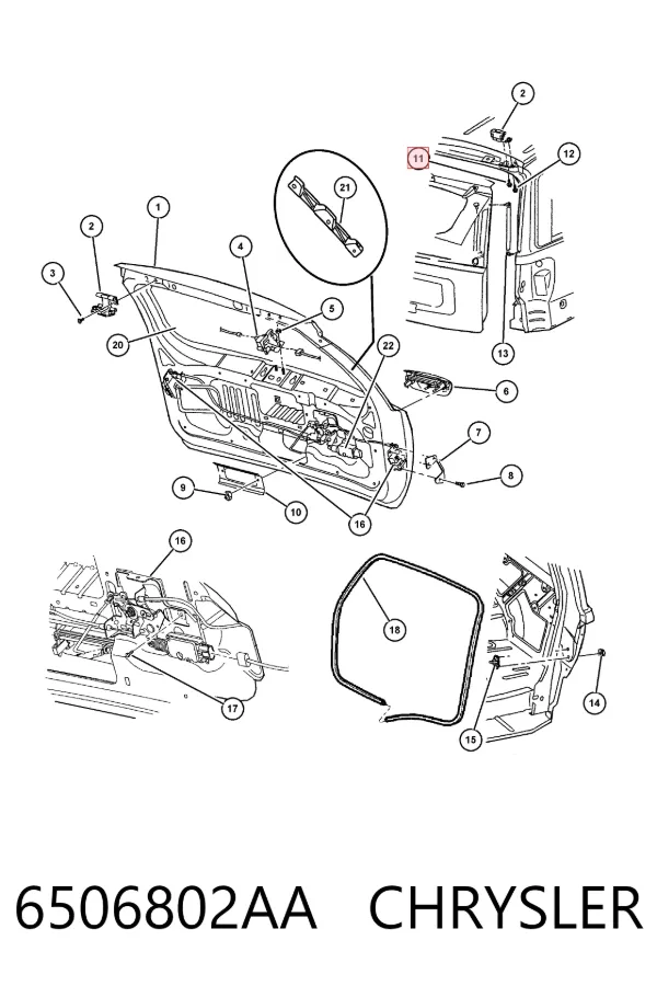  6506802AA Chrysler