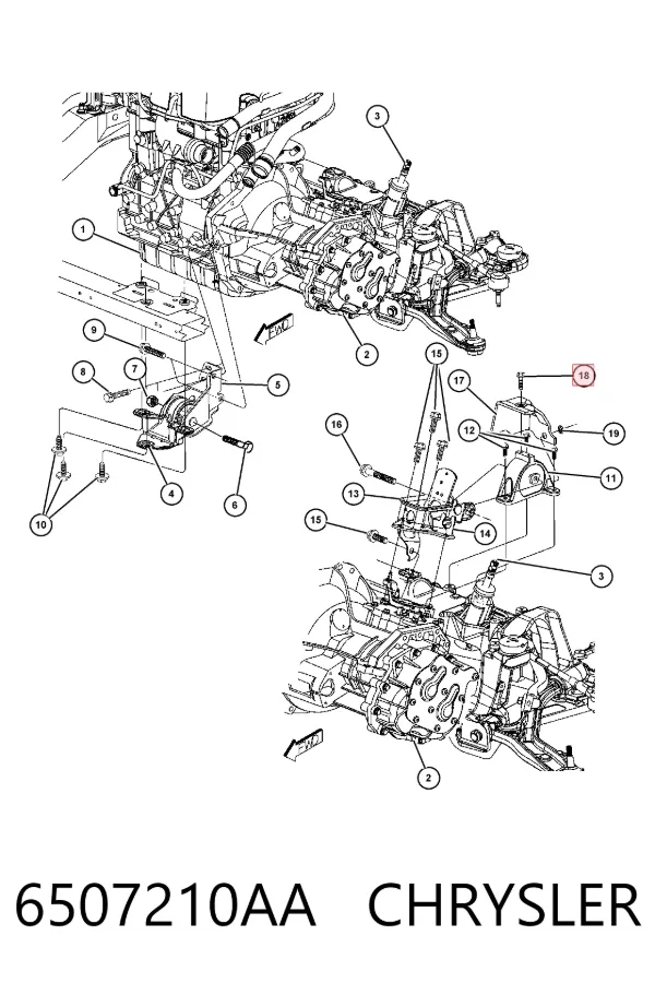  6507210AA Chrysler