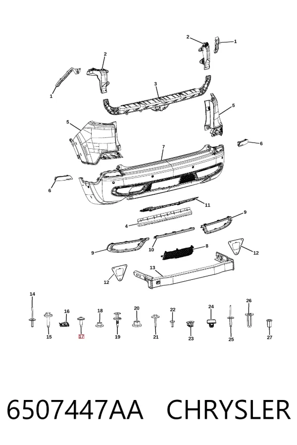  6507447AA Chrysler