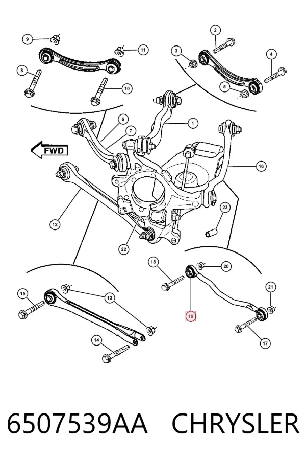  6507539AA Chrysler