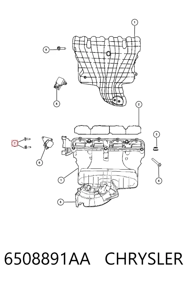  6508891AA Chrysler