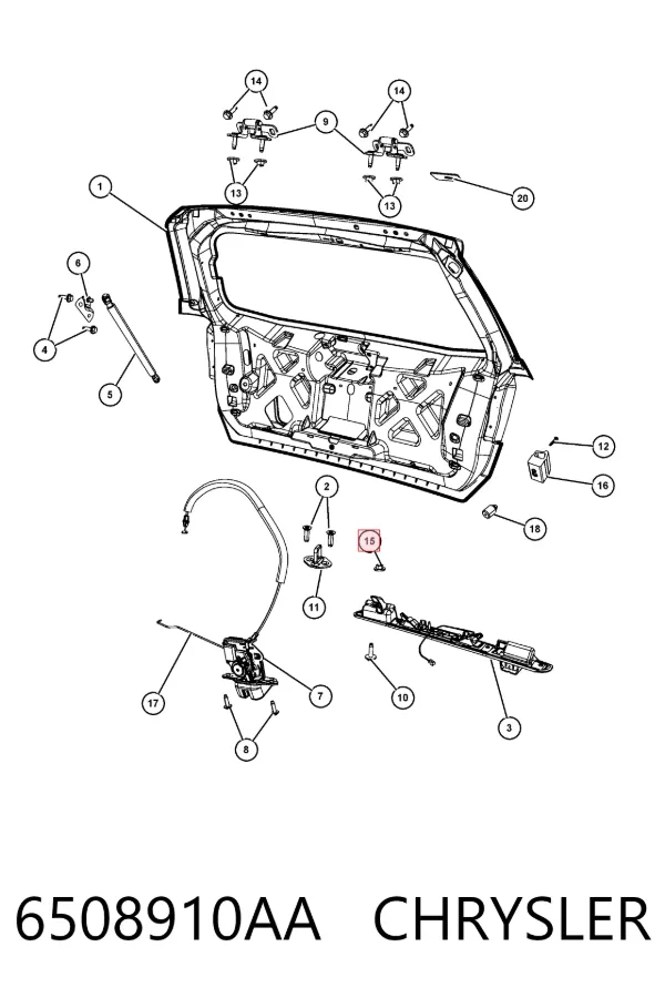  6508910AA Chrysler