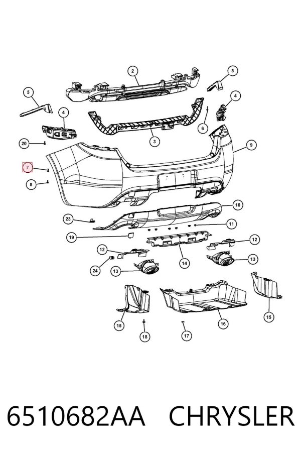  6510682AA Chrysler