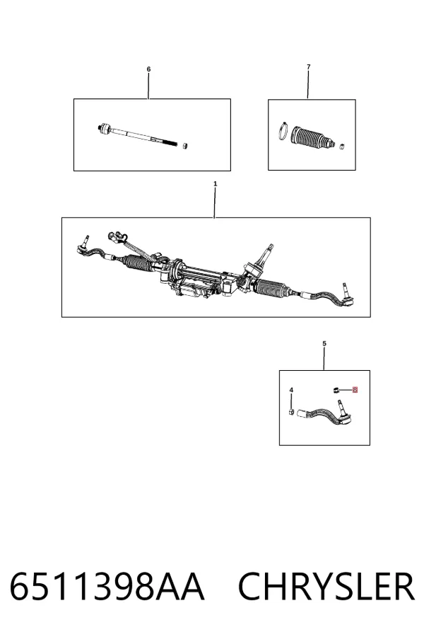  6511398AA Chrysler