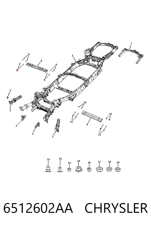 Усилитель тормозов 6512602AA Chrysler