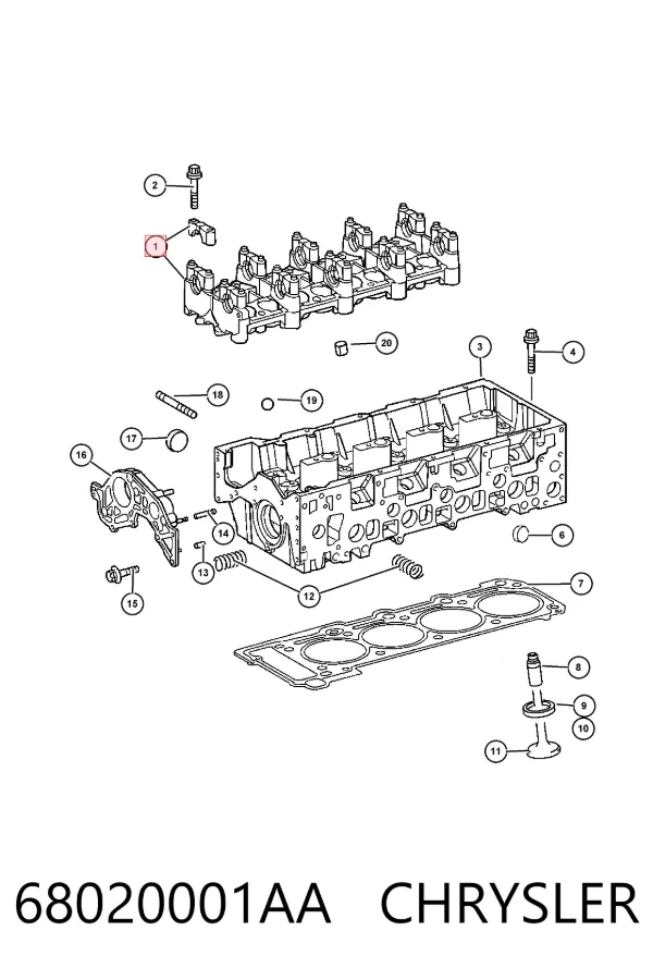  68020001AA Chrysler