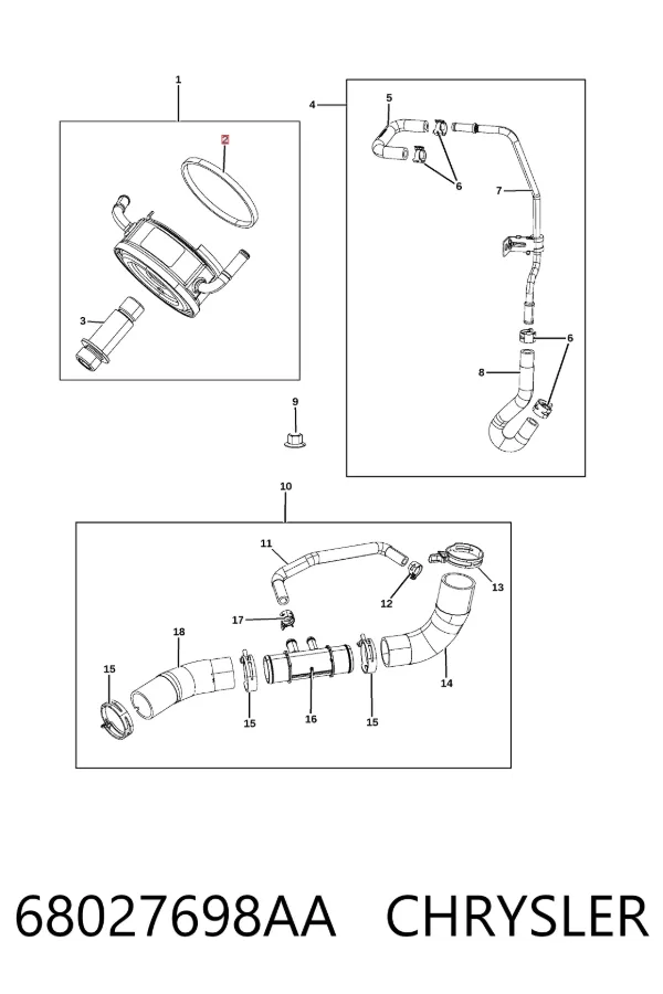  K68027698AA Fiat/Alfa/Lancia