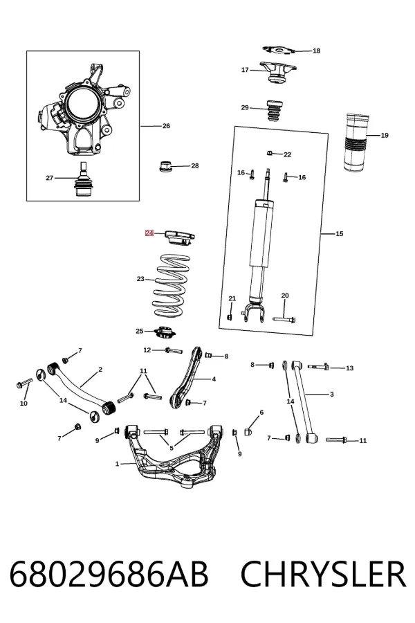  68029686AB Chrysler