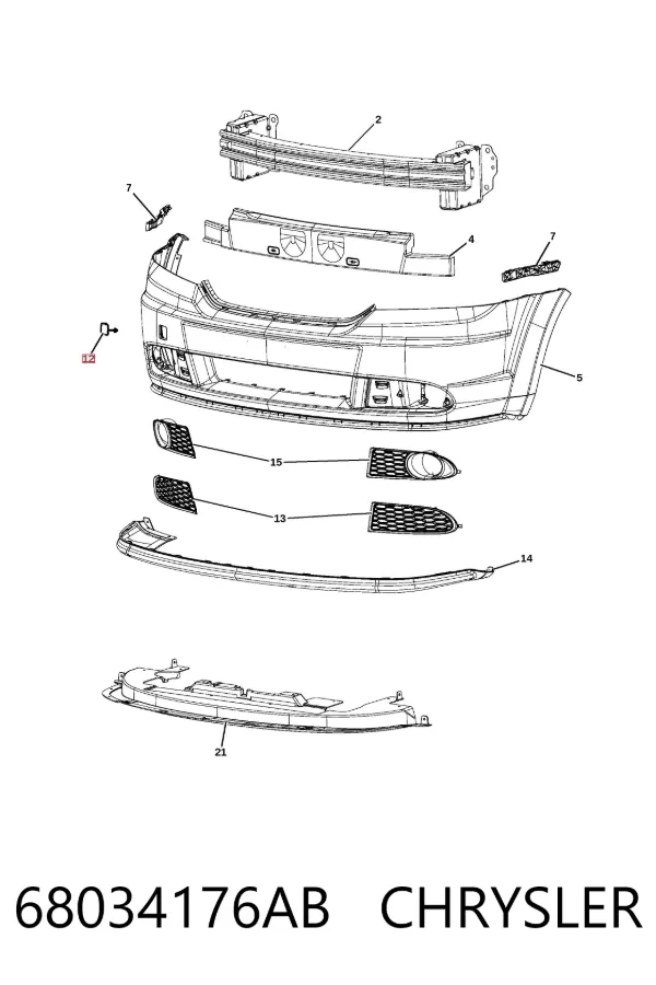  68034176AB Chrysler