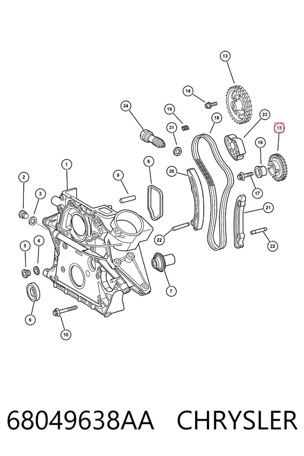  68049638AA Chrysler