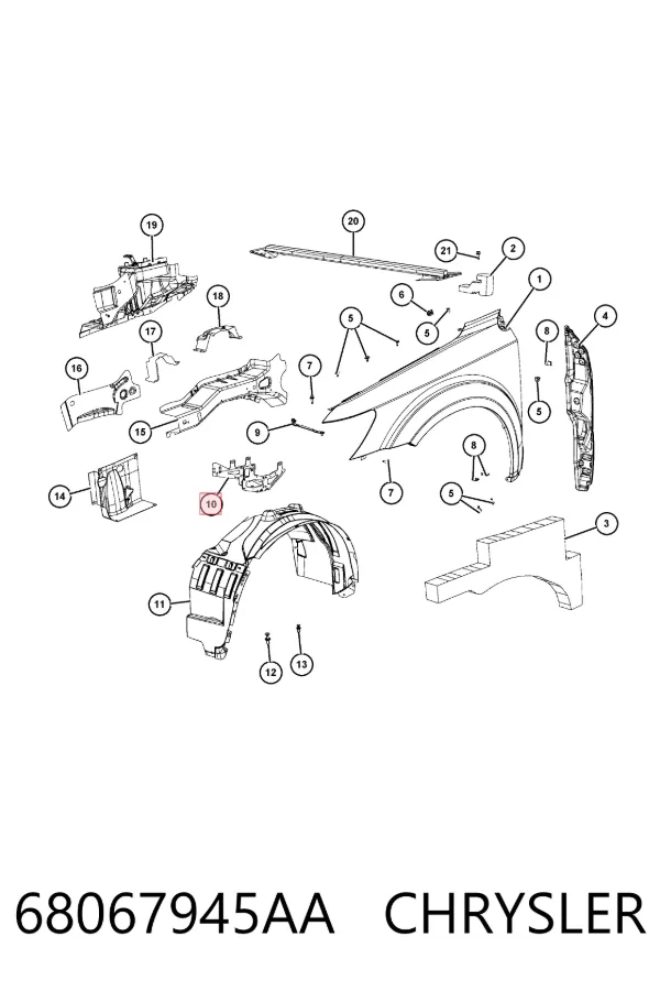  68067945AA Chrysler