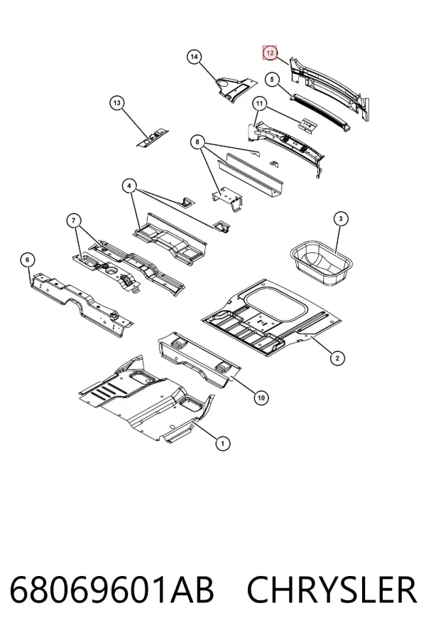  68069601AB Chrysler