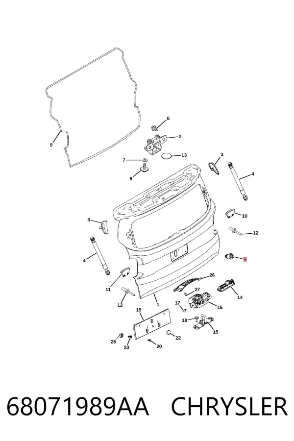  68071989AA Chrysler