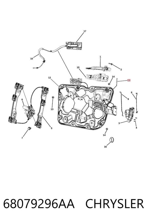  68079296AA Chrysler