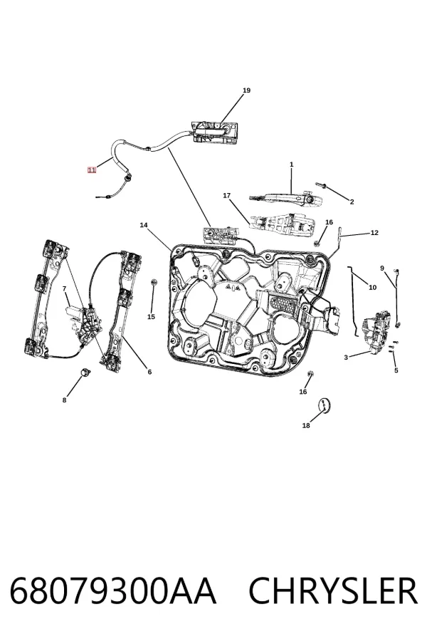  68079300AA Chrysler
