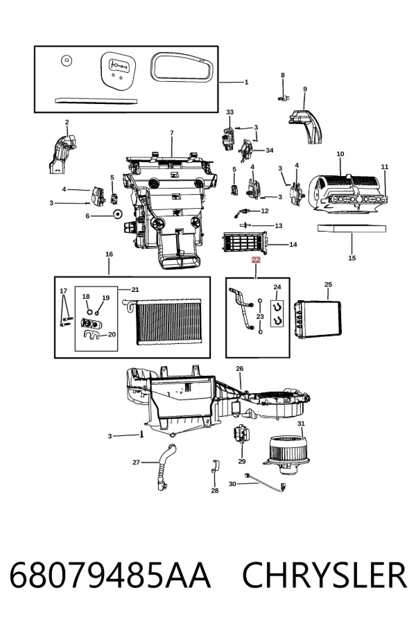  68079485AA Chrysler