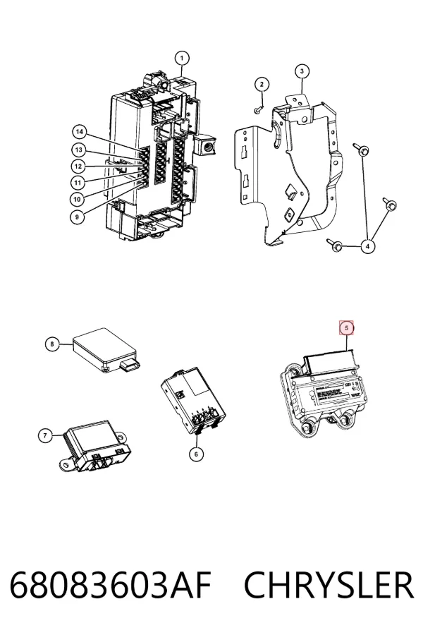  68083603AF Chrysler