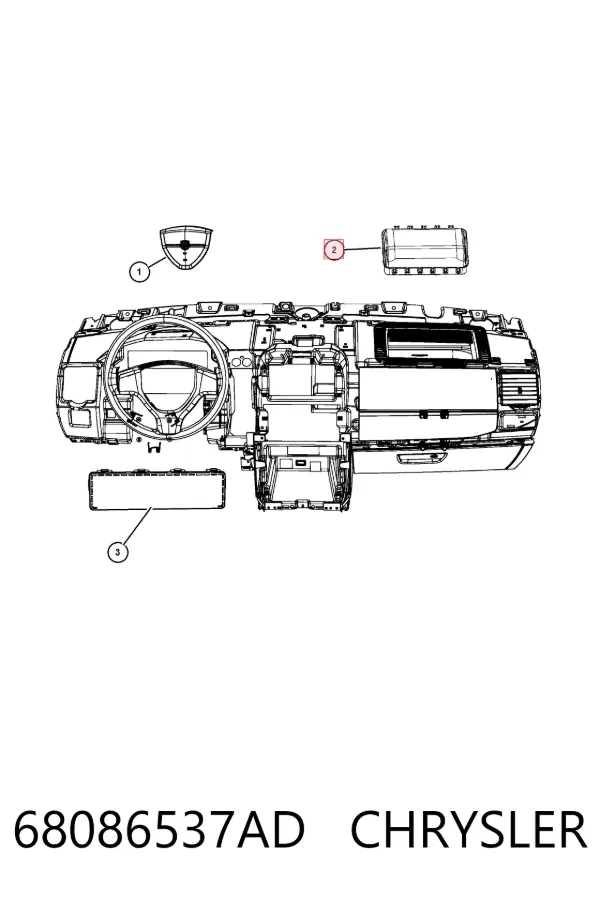  68086537AD Chrysler